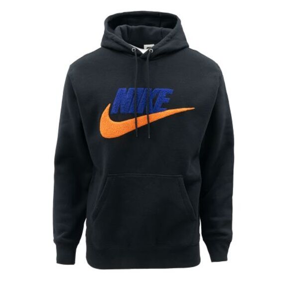 Nike Other - NIKE MEN'S CLUB FLEECE SZ M MEDIUM BLACK BRUSHED-BACK CHENILLE FUTURA HOODIE